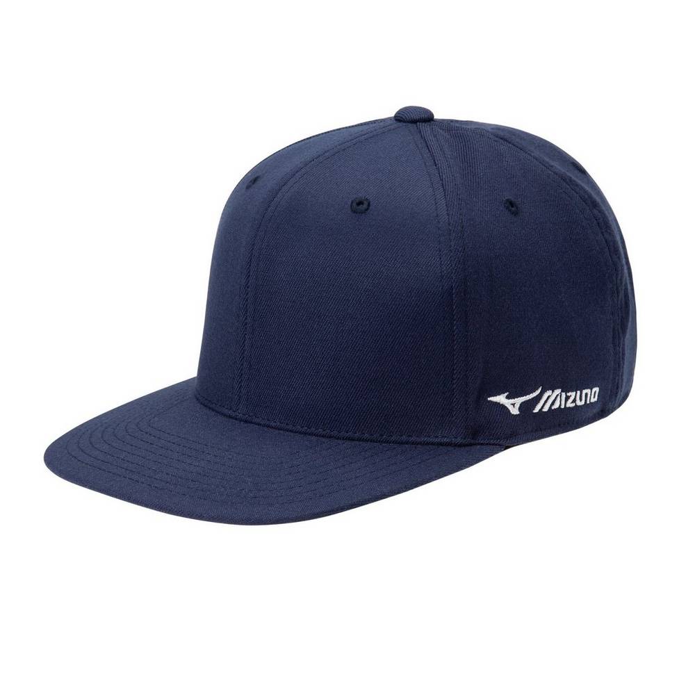 Mizuno Team Snapback Férfi Kalapok Sötétkék CUZ430892